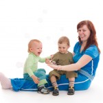 shutterstock_14786077 mother playing with two young children