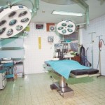An operating theatre.