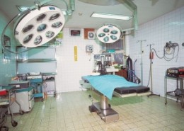 An operating theatre.