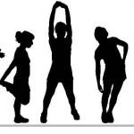 women exercise silhouettes 1