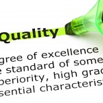 The word "Quality" highlighed