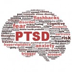 A graphic of PTSD concepts