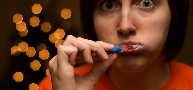 Plaque off, Fluoride on. Brushing your teeth really is that simple.
Image: Adam Drewes (CC BY-NC-SA 2.0)