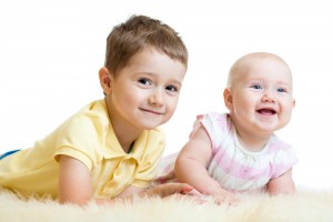 The RCT was conducted in children aged 7 to 10 months with an older sibling with ASD