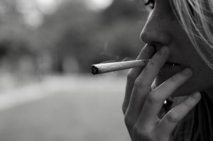 About 90% of cannabis users also identifying as cigarette smokers.