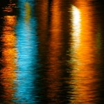 Light refections on water