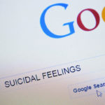 Suicidal Feelings Typed into search bar on Google homepage