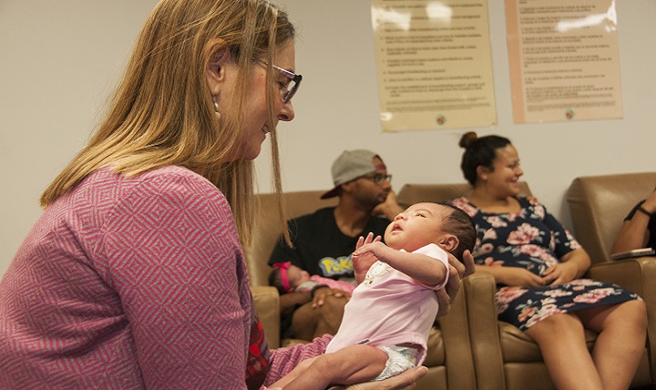 Fathers at risk of depression could be identified through perinatal services, in the same way as mothers.