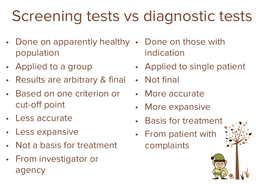 Screening dads for depression is different from diagnosing dads with depression.