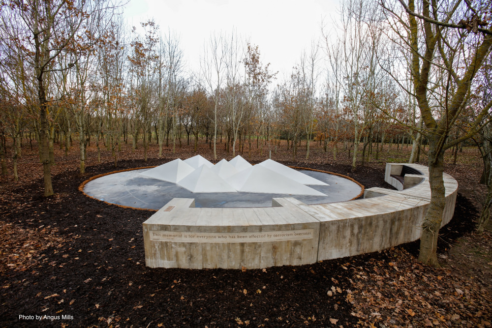 In 2018, a memorial sculpture, named ‘still water’ was installed in Staffordshire to remember British victims of terrorist attacks abroad (Department for Digital, Culture, Media & Sport, Ministry of Defence, and Ellwood, 2018)