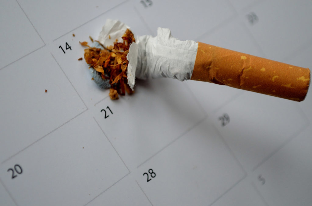 The SCIMITAR+ bespoke smoking cessation intervention was successful in the short-term (6 months), but no longer statistically significant at 12 months.