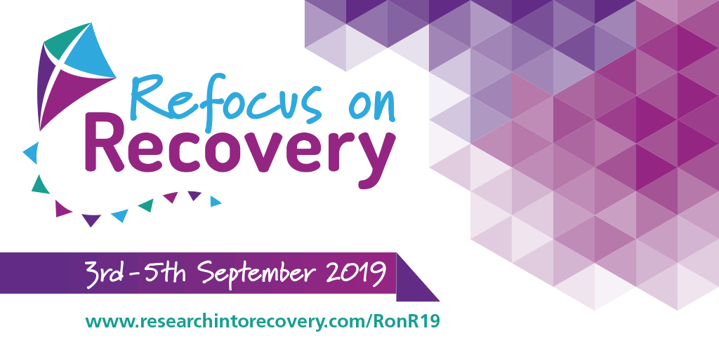 Follow #RonR2019 on Twitter for all the discussions from the Refocus on Recovery conference, which is taking place in Nottingham on 3-5 September 2019.