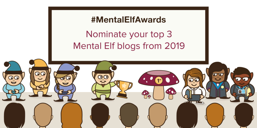 Make 3 little elves very happy by nominating them for the best blog of 2019 prize in our inaugural #MentalElfAwards