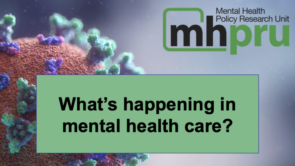 If you work in mental health services, please take this survey now to help the Mental Health Policy Research Unit better understand what's happening now in mental health care: https://elfi.sh/covidmh-survey