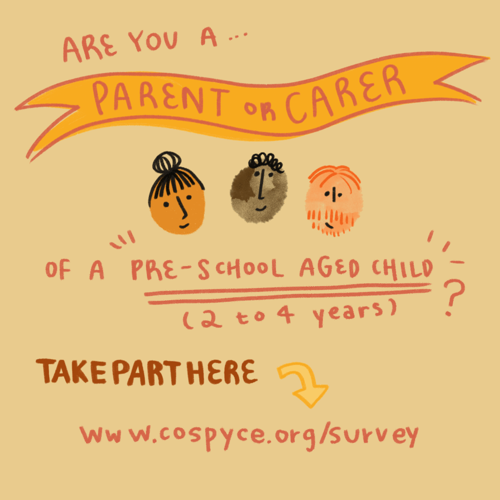 Are YOU a parent or carer of a pre-school aged child (2-4 years)? Take the Co-Spyce survey now!
