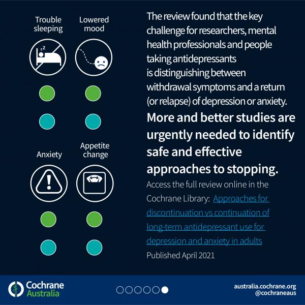 With unrecognised withdrawal symptoms confounding the evidence base of antidepressant discontinuation, we cannot assume that what happens when people go off antidepressants is relapse. Therefore, justification for continuation may be shaky.