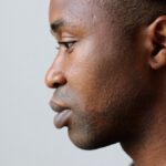 Facial,Profile,Of,Head,Of,Black,Young,African,Man