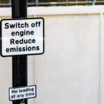Road,Street,Sign,For,Switch,Off,Engine,To,Reduce,Emissions