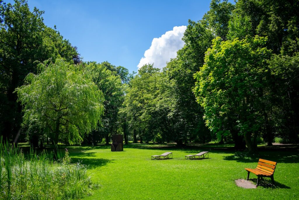 Exposure to green spaces could be beneficial for mental health.
