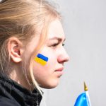 Portrait,Of,Ukrainian,Teen,Blond,Hair,Girl,With,Flag,Of