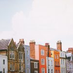 skyline of houses in oxford, UK