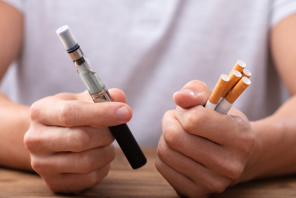 The addictiveness and safety of e-cigarettes need to be further explored with longitudinal studies due to the limitations of cross-sectional research.