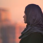 Closeup,Portrait,Of,Young,Pretty,Female,In,Hijab,Looking,Forward