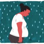Illustration,Of,A,Pregnant,Woman,With,Perinatal,Depression