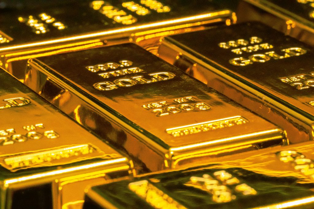 Bars of gold