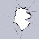 Broken,Glass,Hole.,Photo,Of,Cracks,On,The,Window.,Texture