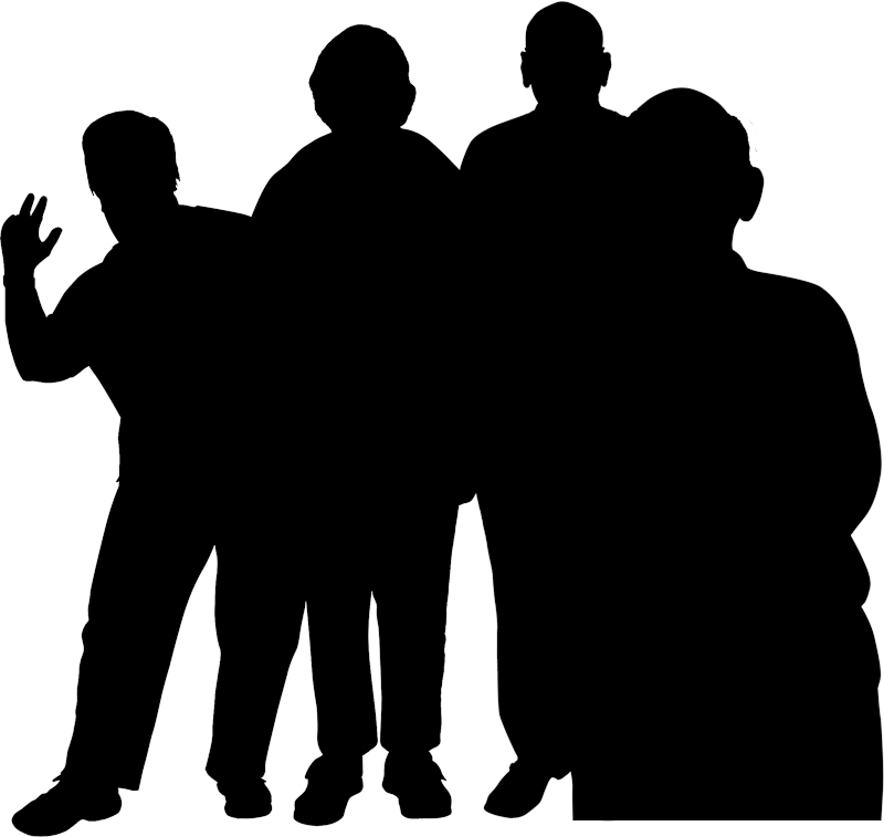 group silhouette