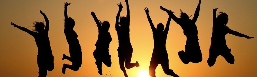 Silhouette jump