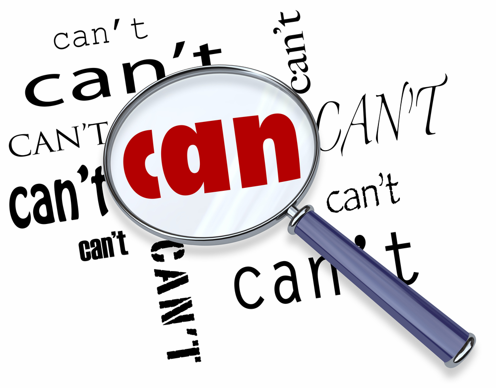 Can through a magnifying glass