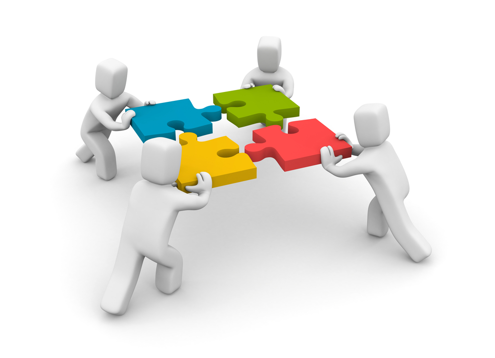People working together