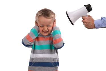 A child not listening