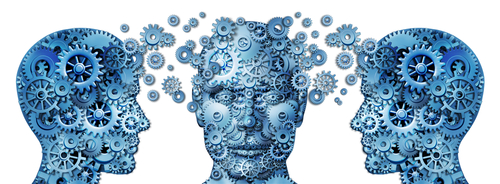 Three heads and lots of cogs