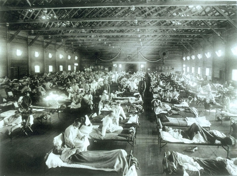 crowded hospital