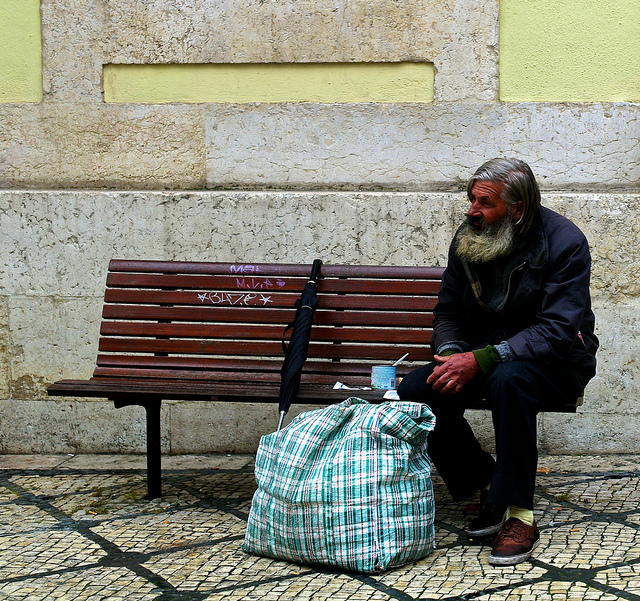 Homeless person